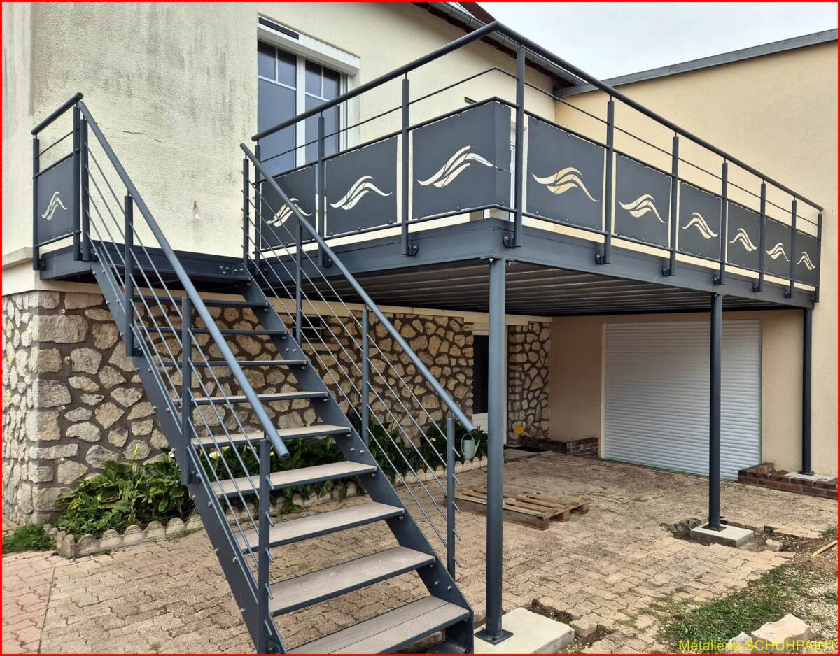 Terrasse sur pilotis &#8211; fabrication Alsace Sélestat 3