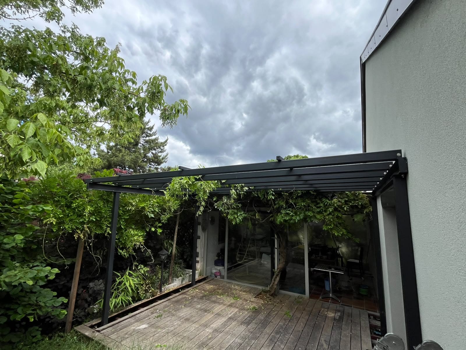 AUVENT_65_SELESTAT_BAS RHIN_ALSACE | Metallerie Schuhpaint Auvent & pergola acier Barr 4