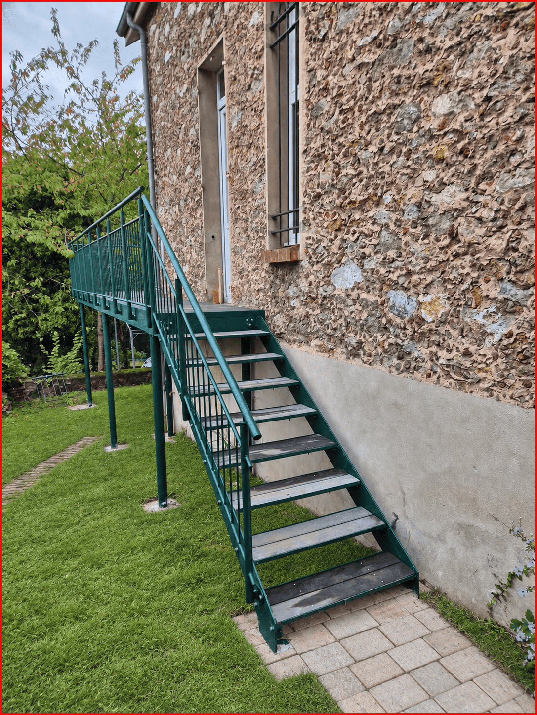 ESCALIER EXTERIEURS_215_CHATEAU THIERRY_AISNE | Metallerie Schuhpaint Escaliers extérieurs métalliques Sainte-Marie-aux-Mines 1