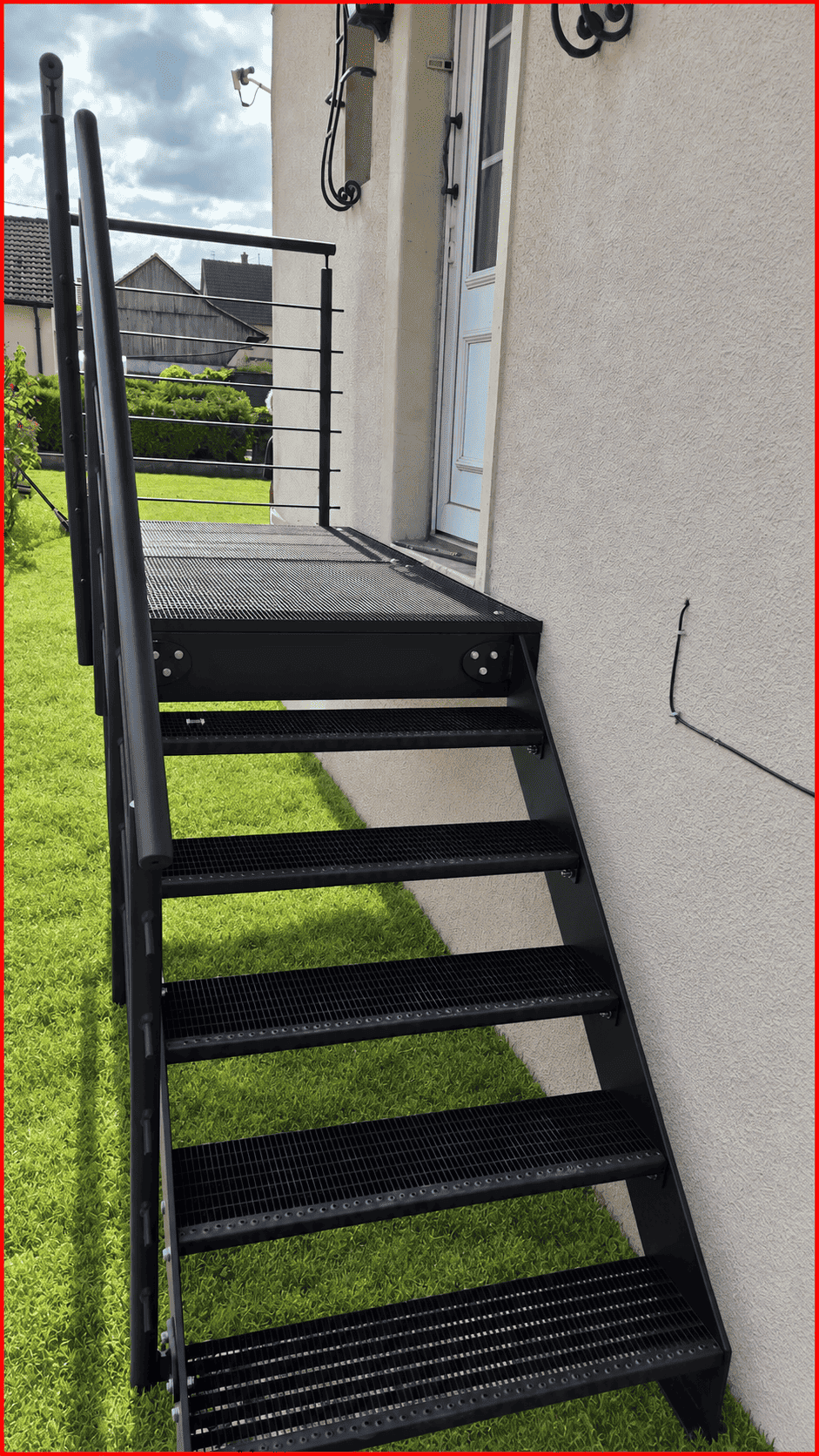 ESCALIER EXTERIEURS_216_BIESHEIM_HAUT RHIN_ALSACE | Metallerie Schuhpaint Escaliers extérieurs métalliques Ingersheim 2
