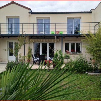 Terrasses métalliques sur pilotis en Île-de-France Ingersheim 1