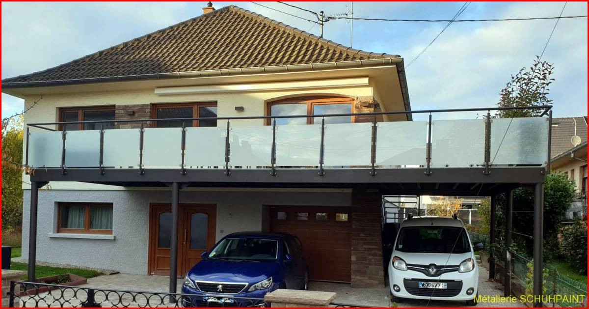 TERRASSE SUR PILOTIS 269 | Metallerie Schuhpaint Terrasse sur pilotis 2016/2020 Barr 111