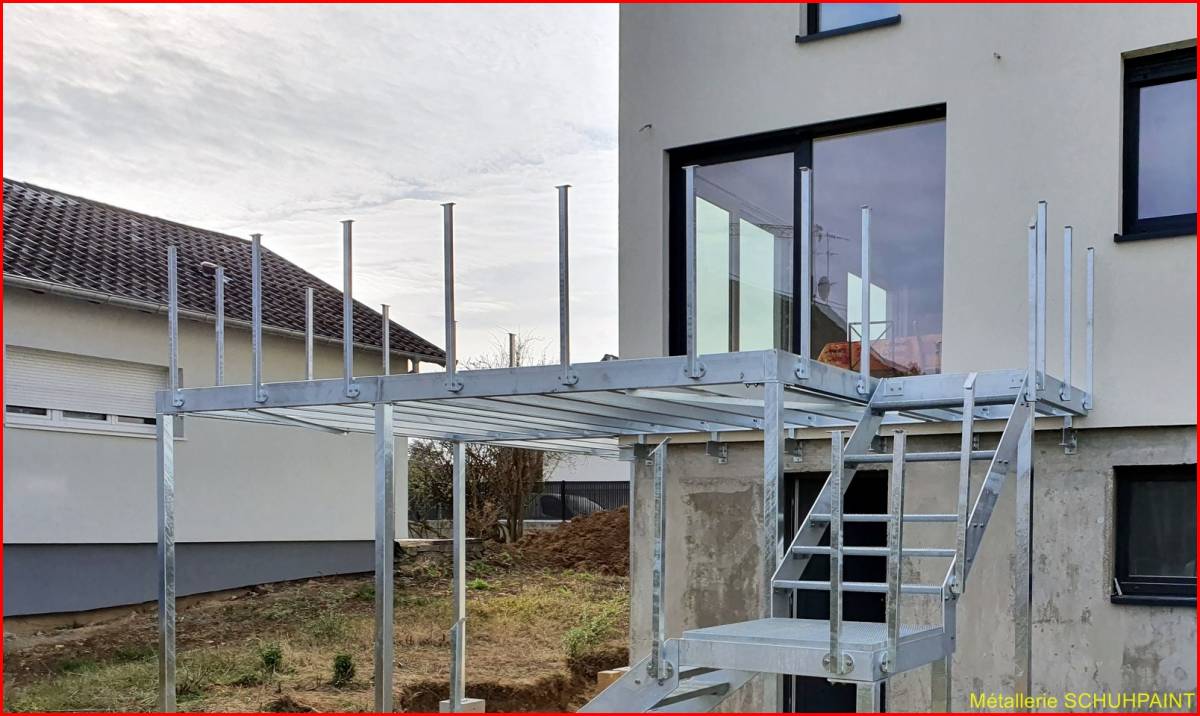 TERRASSE SUR PILOTIS 295 | Metallerie Schuhpaint Terrasse sur pilotis 2016/2020 Wintzenheim 101