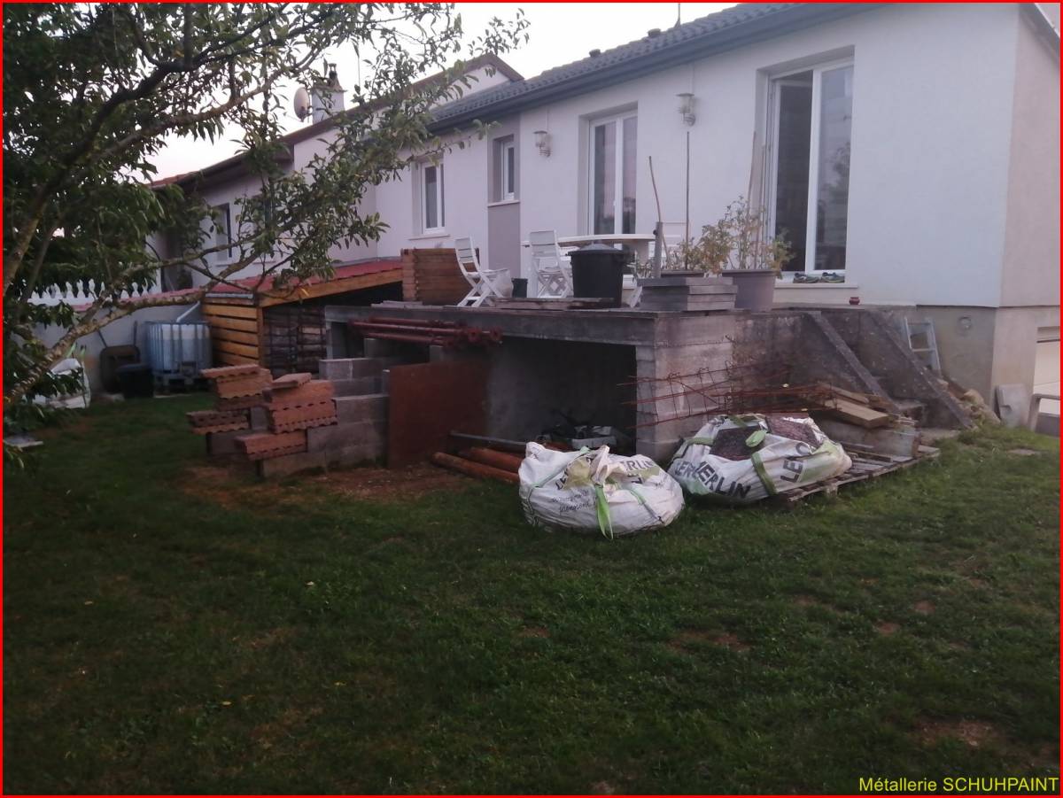 TERRASSE SUR PILOTIS 331 | Metallerie Schuhpaint Terrasse sur pilotis 2016/2020 Obernai 64