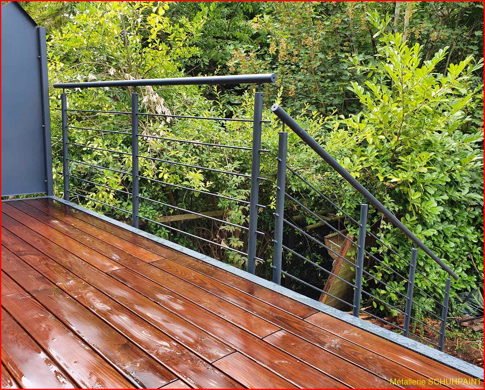 TERRASSE SUR PILOTIS 384 | Metallerie Schuhpaint Terrasse sur pilotis 2016/2020 Horbourg-Wihr 12