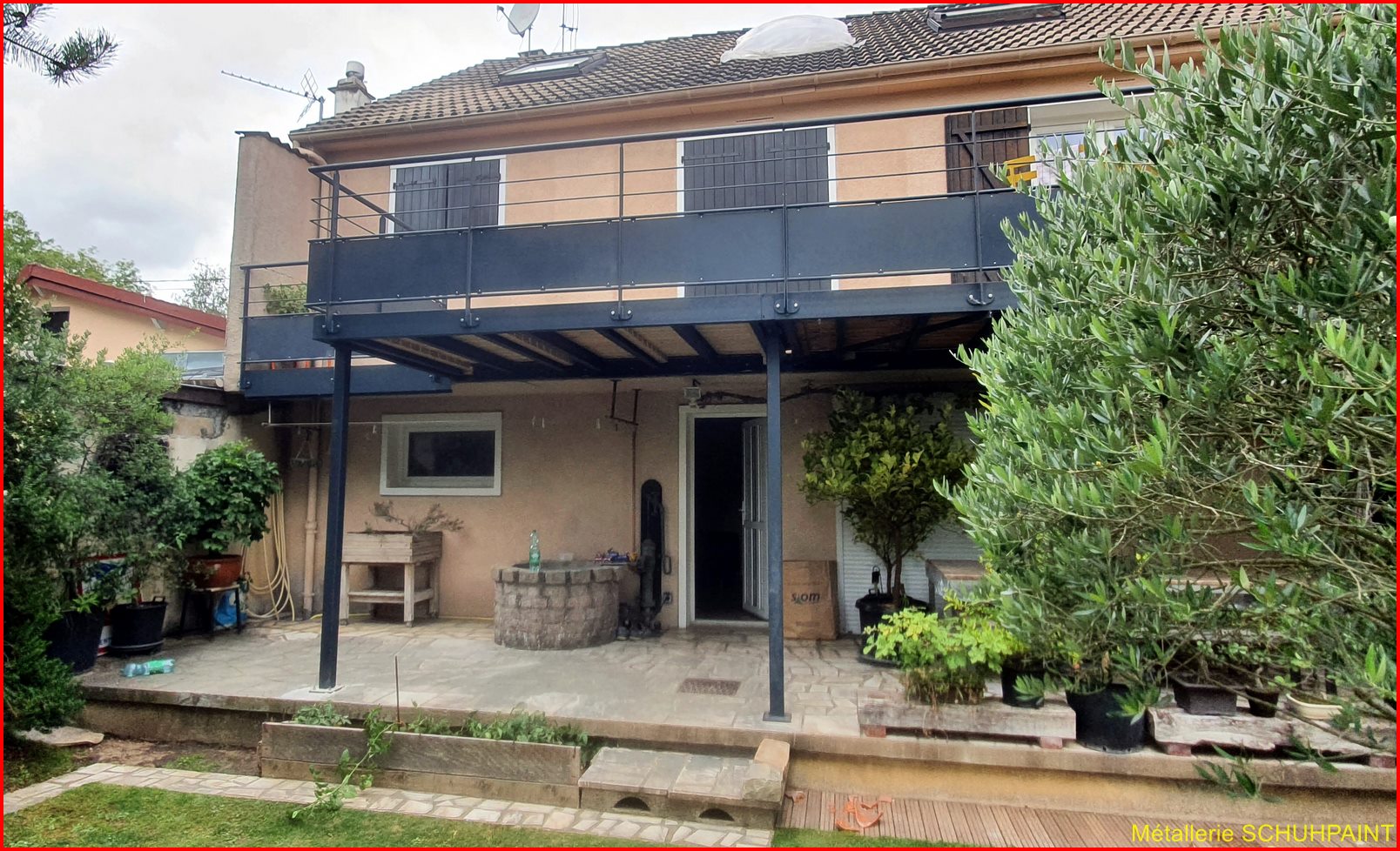 TERRASSE SUR PILOTIS 395 | Metallerie Schuhpaint Terrasse sur pilotis 2021 Erstein 199