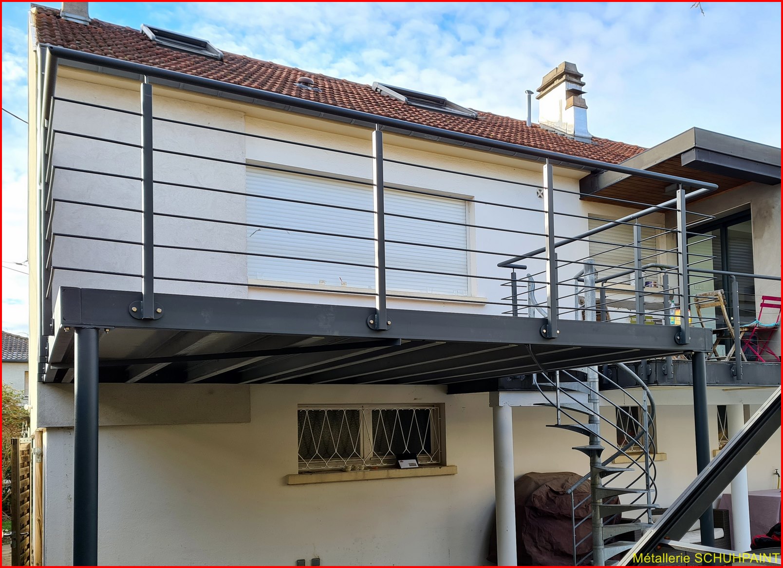 TERRASSE SUR PILOTIS 453 | Metallerie Schuhpaint Terrasse sur pilotis 2021 Colmar 152