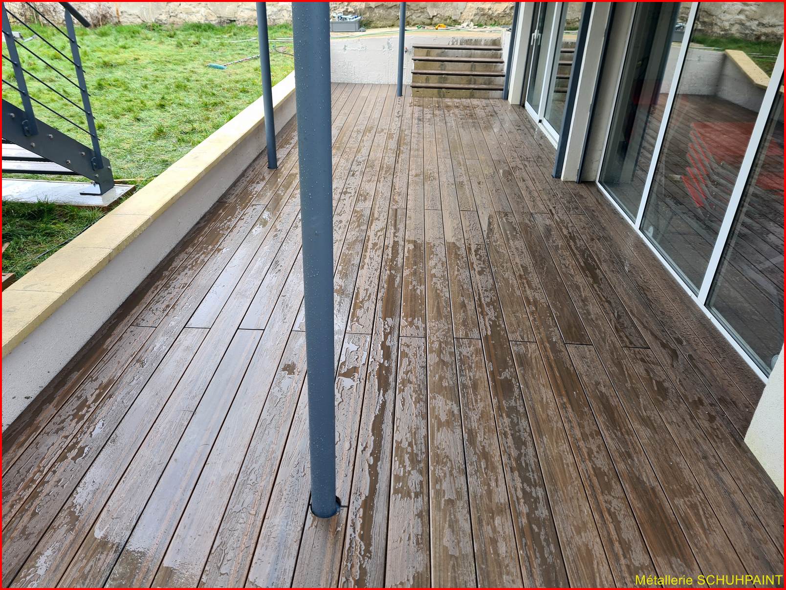 TERRASSE SUR PILOTIS 464 | Metallerie Schuhpaint Terrasse sur pilotis 2021 Munster 150