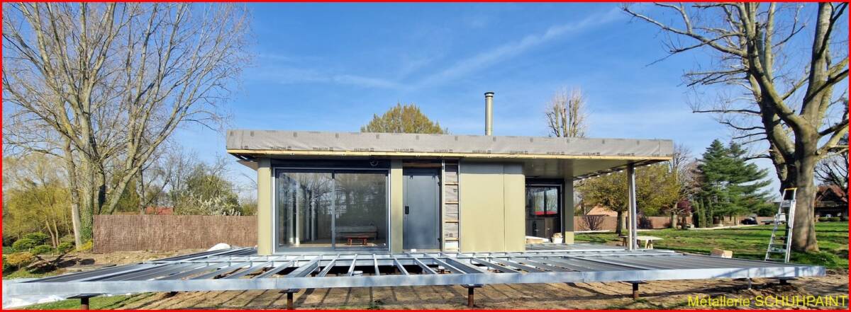 TERRASSE SUR PILOTIS_874_MERIGNIES_NORD_HAUTS DE FRANCE | Metallerie Schuhpaint NOS TERRASSES SUR PILOTIS DANS LES HAUTS-DE-FRANCE Munster 2