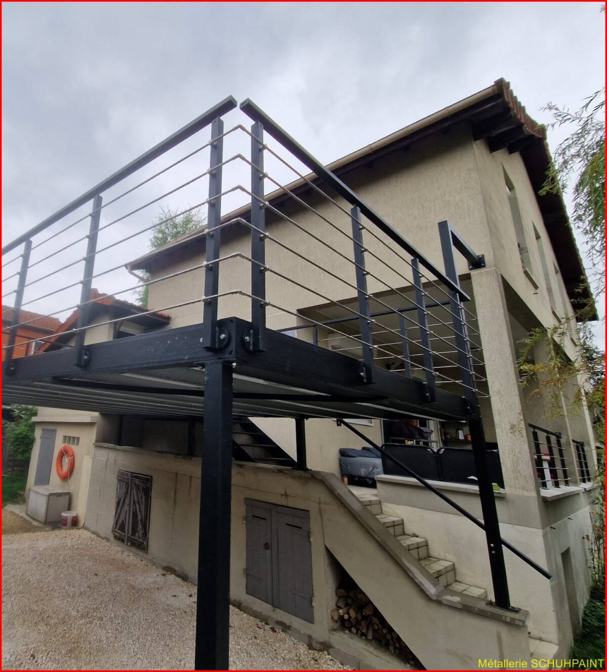 TERRASSE SUR PILOTIS_958_NOISY LE GRAND_SEINE SAINT DENIS_ILE DE FRANCE | Metallerie Schuhpaint NOS TERRASSES SUR PILOTIS EN SEINE-SAINT-DENIS Ribeauville 1
