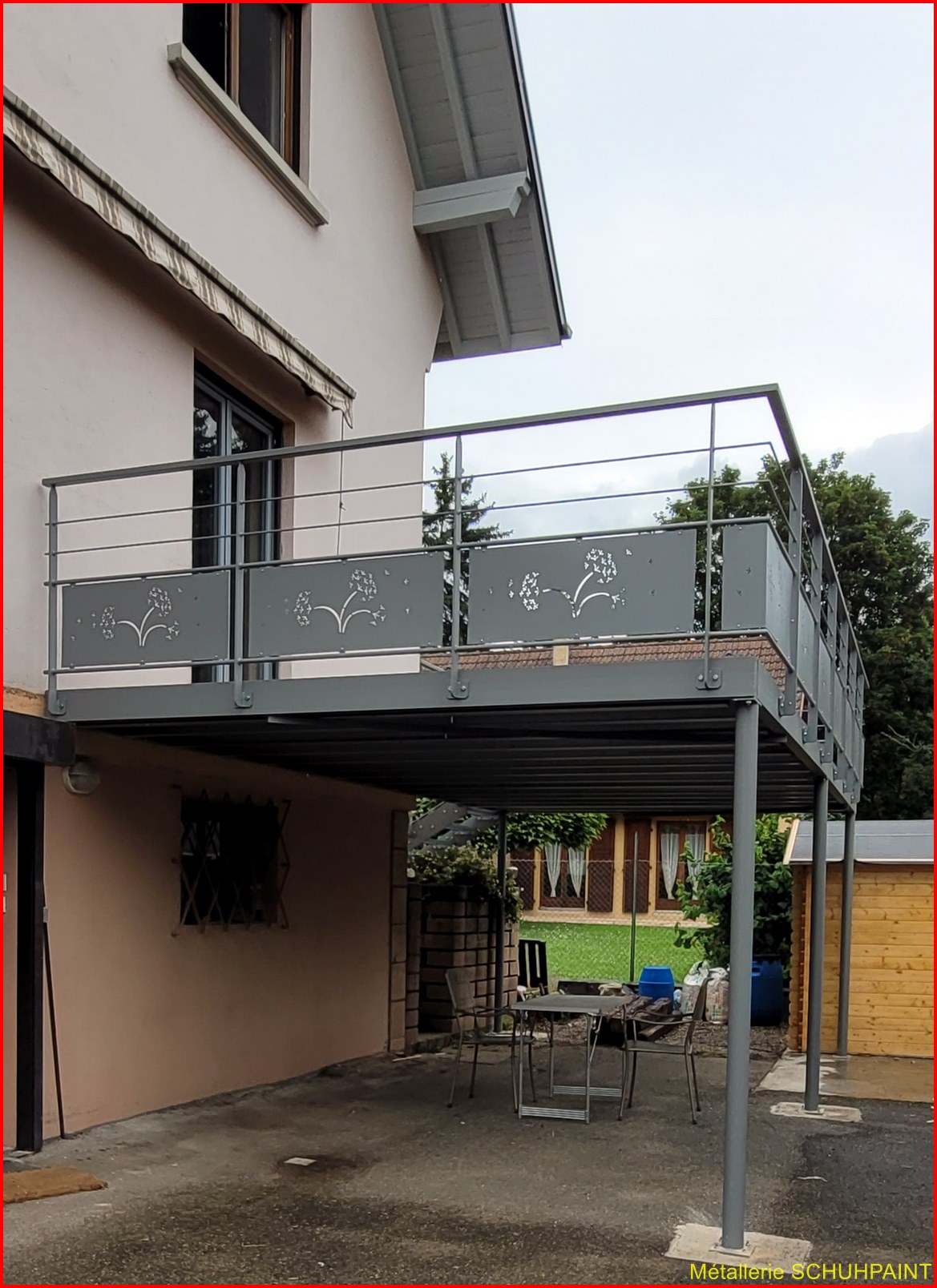 TERRASSE_SUR_PILOTIS_563 THANN_HAUT RHIN_ALSACE | Metallerie Schuhpaint Terrasse sur pilotis 2021 Sainte-Marie-aux-Mines 34