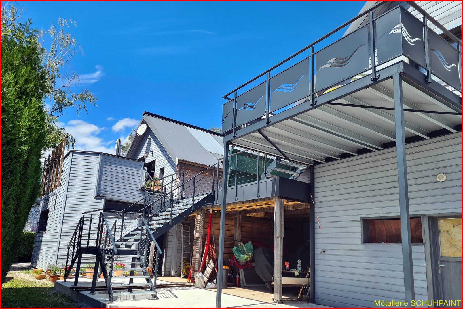 TERRASSE_SUR_PILOTIS_576 THOIRY_AIN_AUVERGNE RHONE ALPES | Metallerie Schuhpaint Terrasse sur pilotis 2021 Ingersheim 28