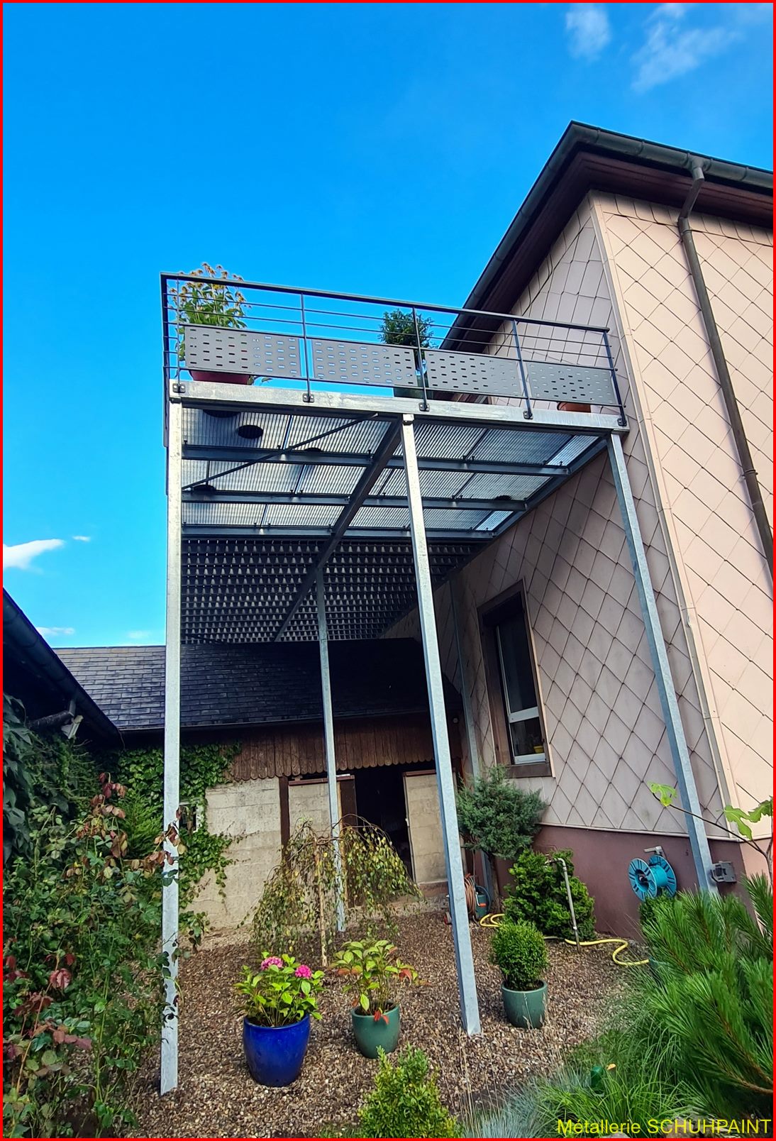 TERRASSE_SUR_PILOTIS_584_SAINTE MARIE AUX MINES_ HAUT RHIN _ALSACE | Metallerie Schuhpaint Terrasse sur pilotis 2021 Ingersheim 16