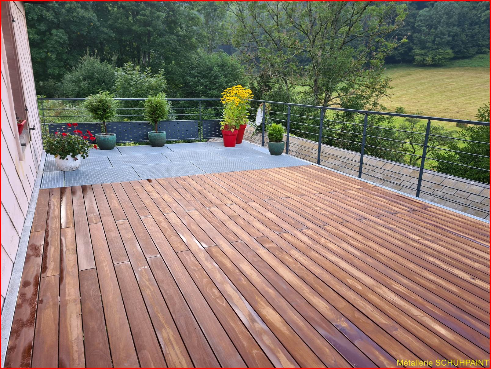 TERRASSE_SUR_PILOTIS_586_SAINTE MARIE AUX MINES_ HAUT RHIN _ALSACE | Metallerie Schuhpaint Terrasse sur pilotis 2021 Munster 18