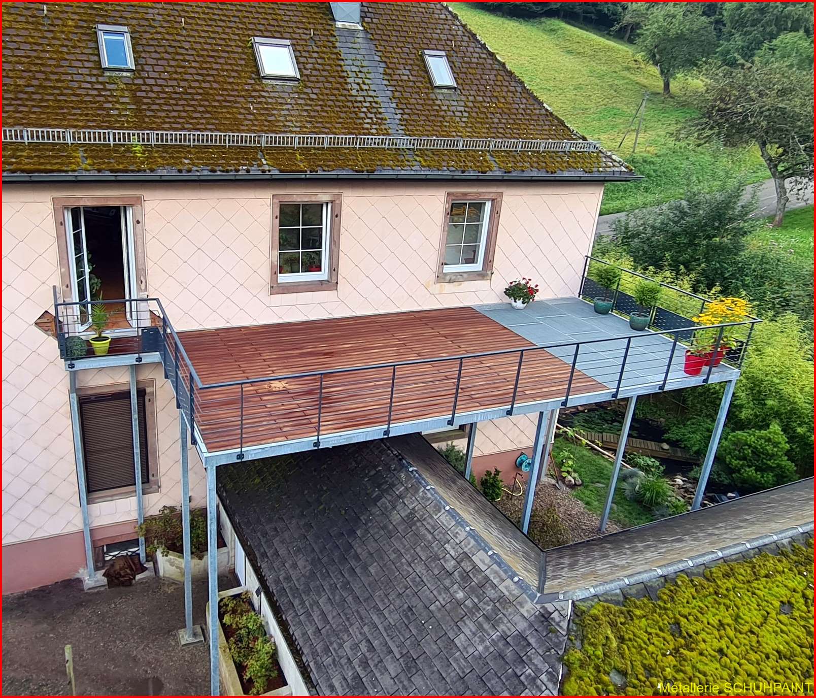 TERRASSE_SUR_PILOTIS_587_SAINTE MARIE AUX MINES_ HAUT RHIN _ALSACE | Metallerie Schuhpaint Terrasse sur pilotis 2021 Obernai 17