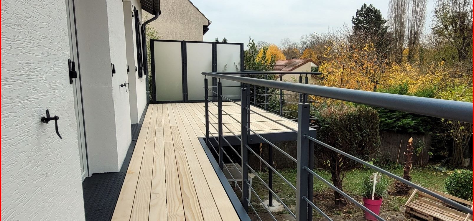 NOS TERRASSES SUR PILOTIS EN ILE DE FRANCE : DANS L&#8217;ESSONNE Benfeld