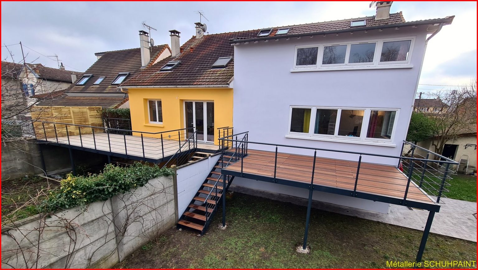 POSE DE NOS TERRASSES SUR PILOTIS DANS LES YVELINES Metallerie Schuhpaint — free download