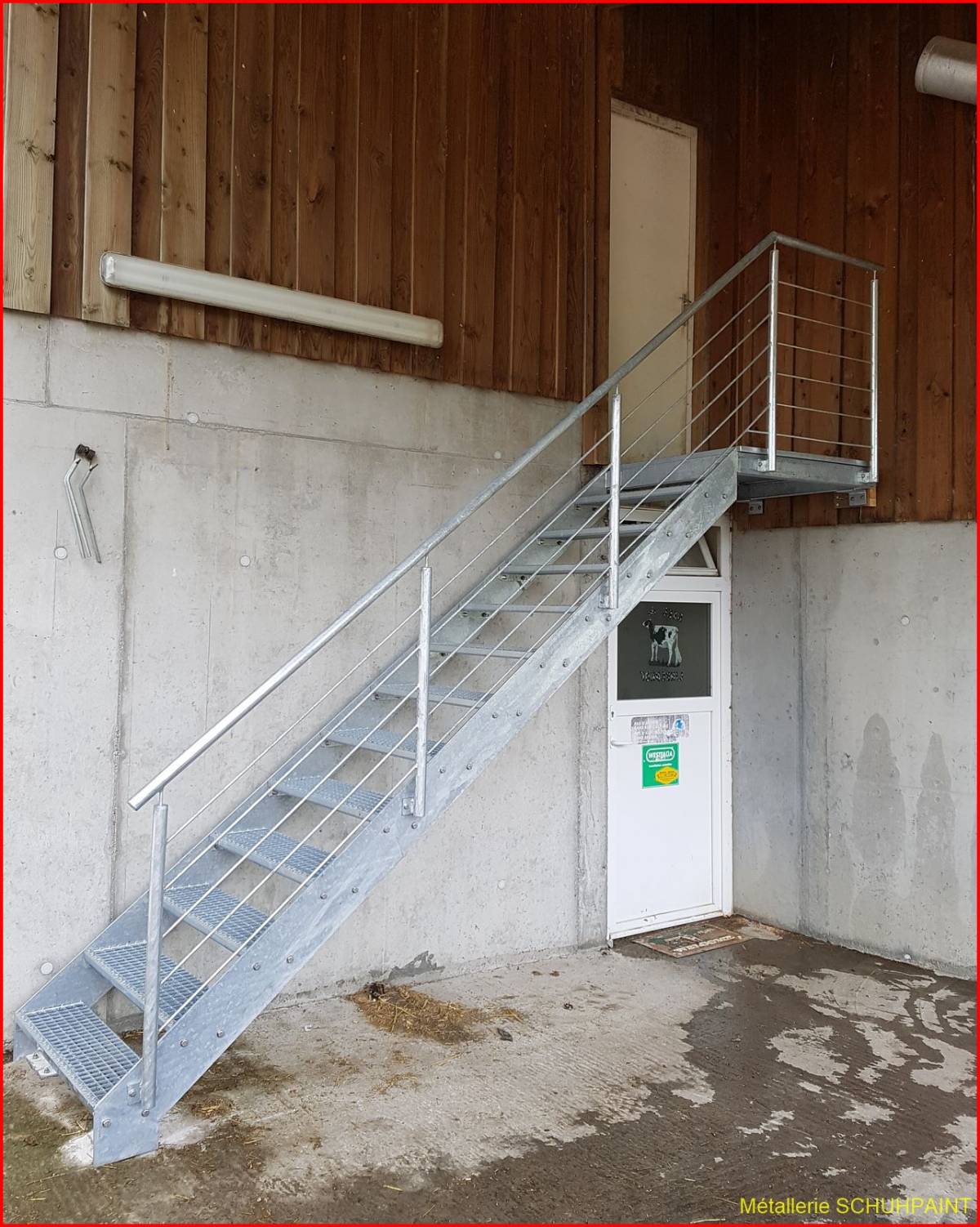 Escalier extérieur galvanisé Ingersheim 230