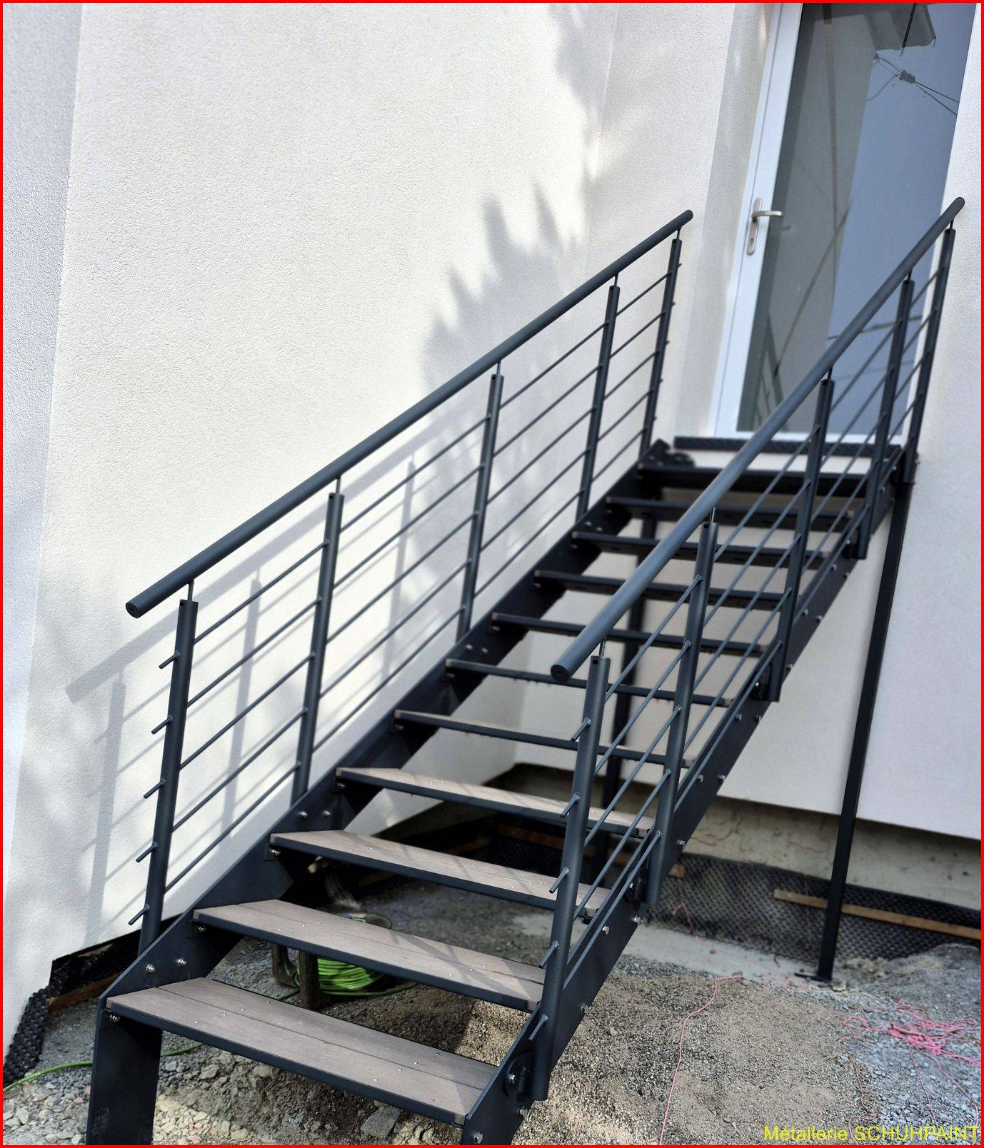 Escalier extérieur galvanisé Ribeauville 5