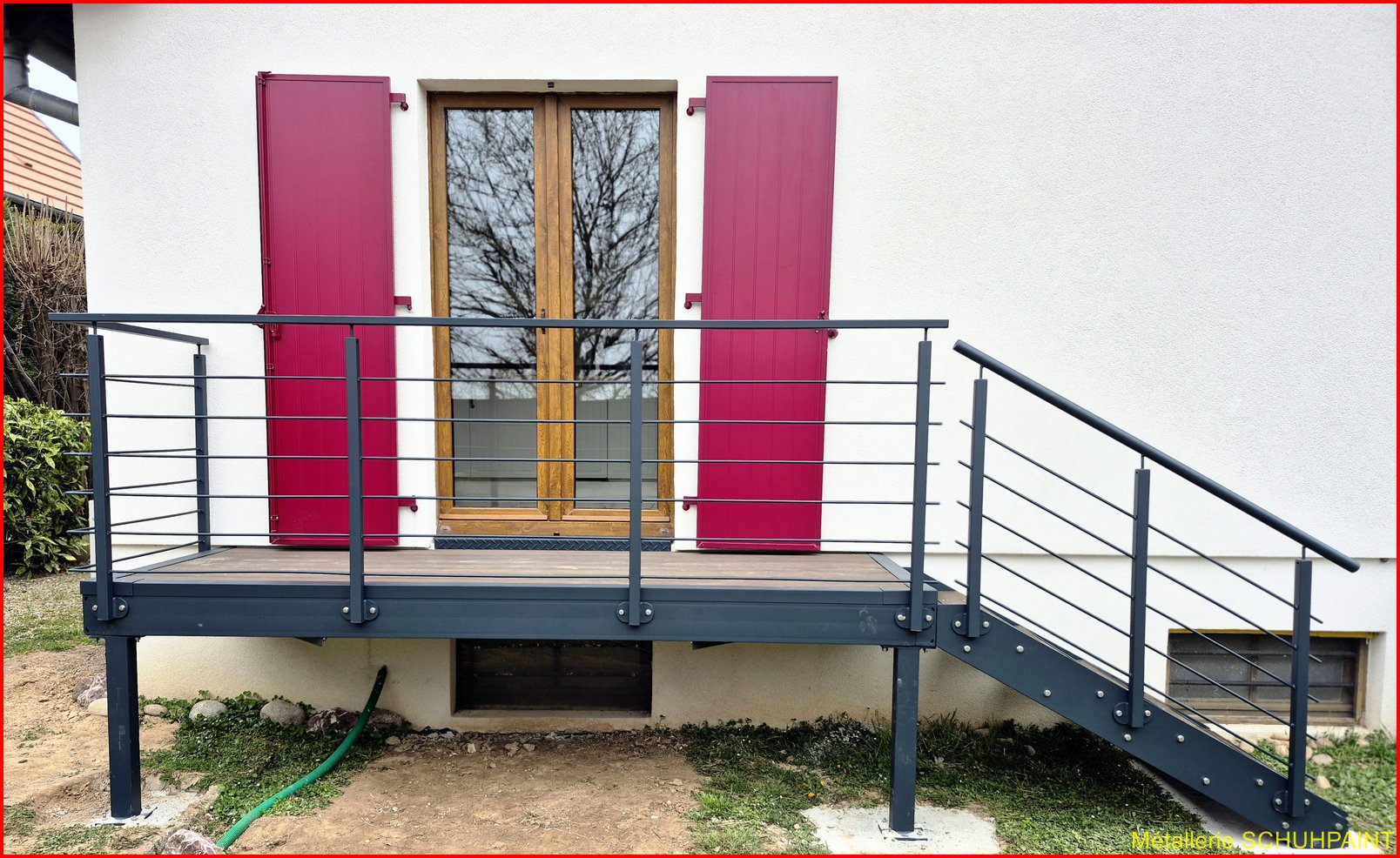 Escalier extérieur galvanisé Ingersheim 2