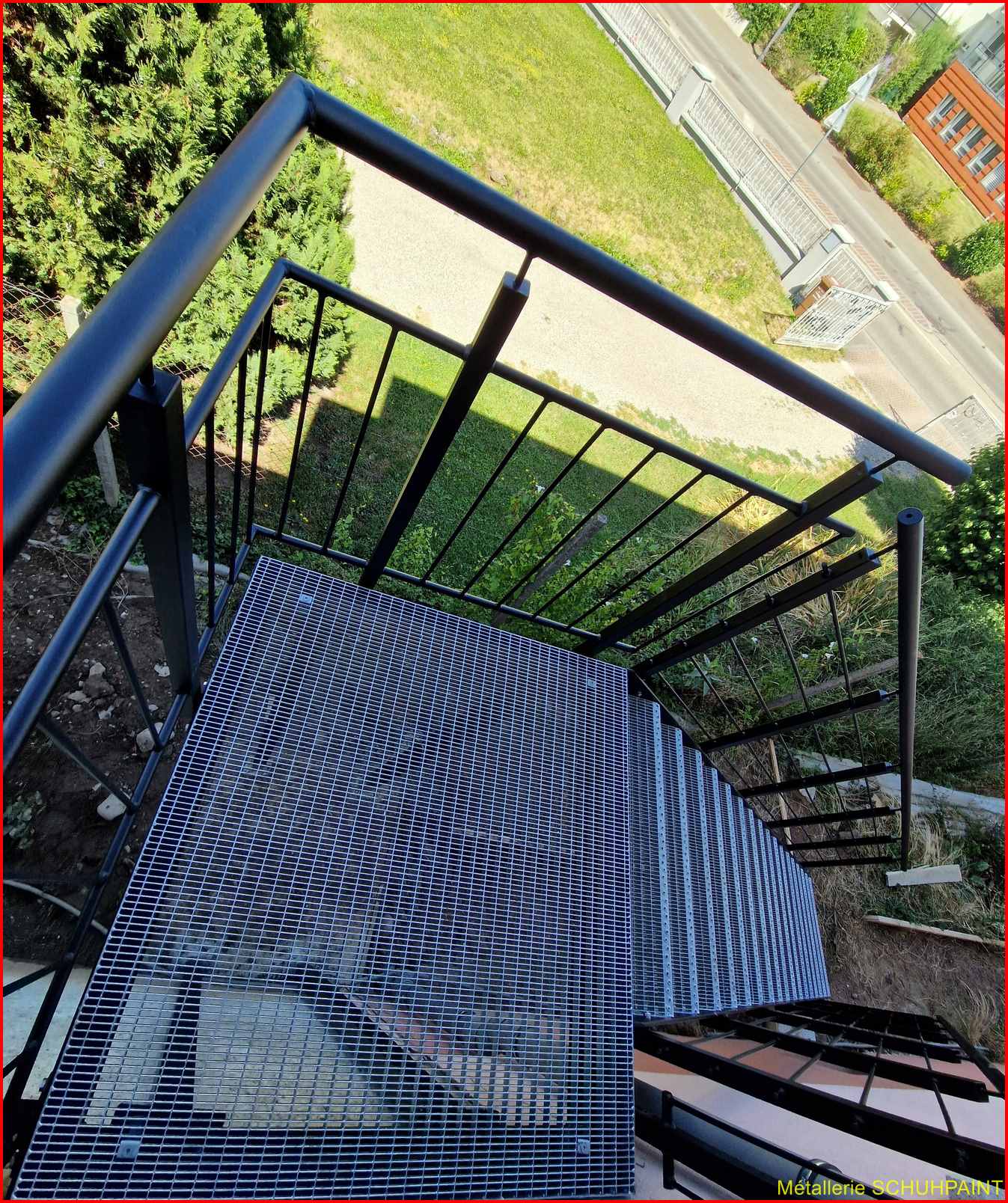 Escalier extérieur galvanisé Munster 35