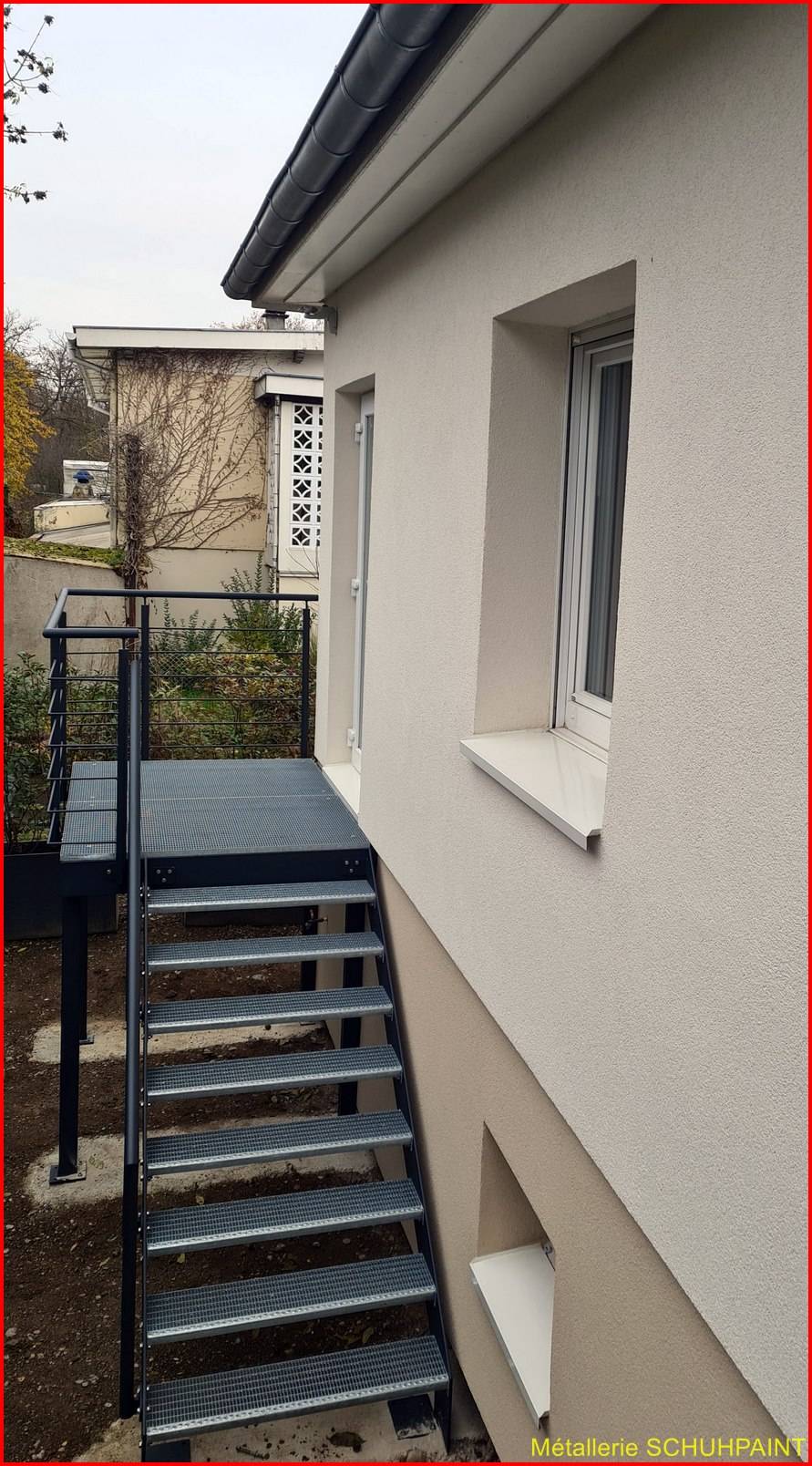 Escalier extérieur galvanisé Munster 59