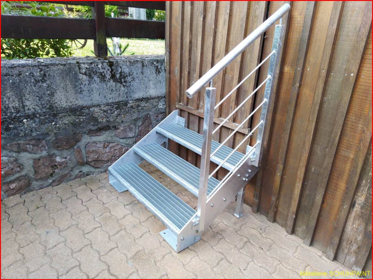 Escalier extérieur galvanisé Ingersheim 182