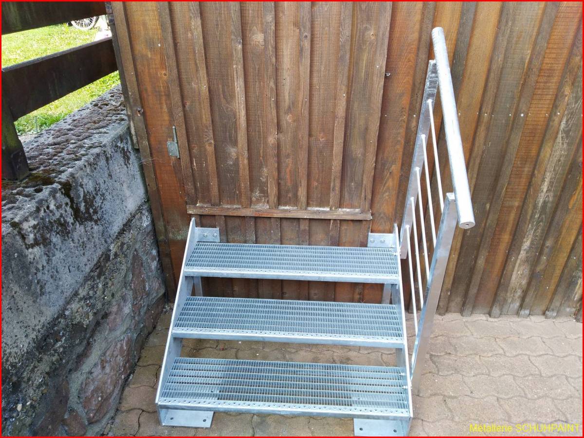 Escalier extérieur galvanisé Sainte-Marie-aux-Mines 181