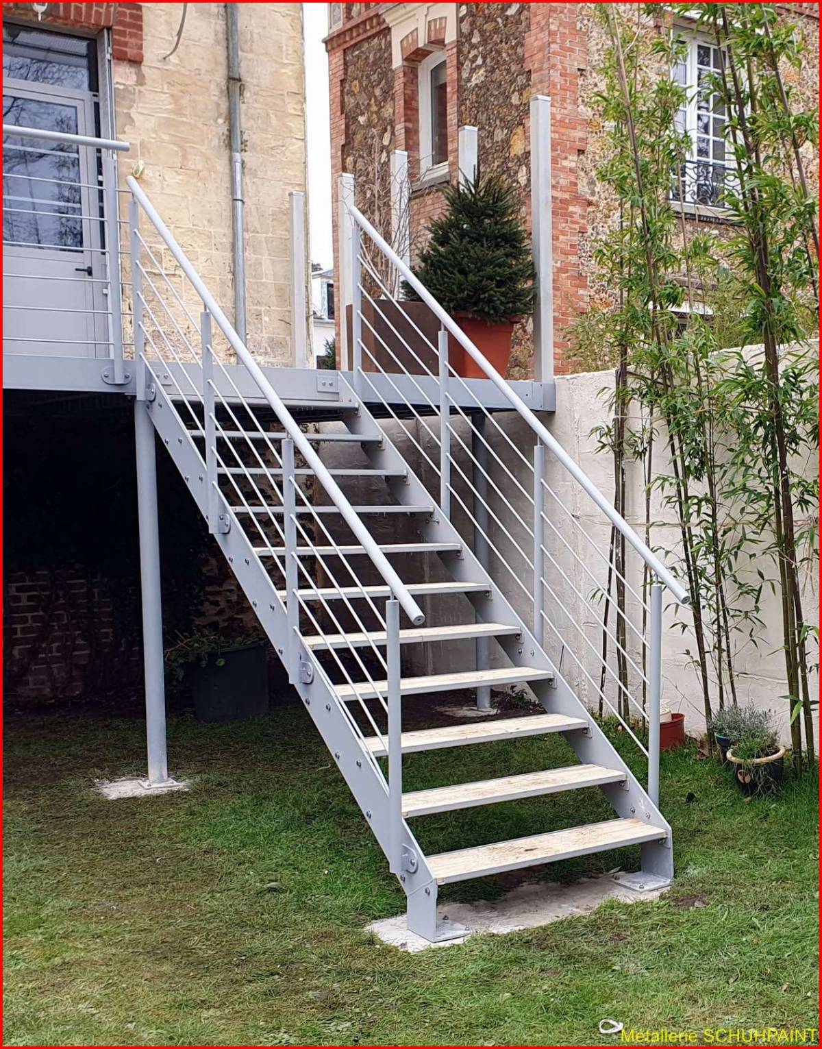 Escalier extérieur galvanisé Ribeauville 161