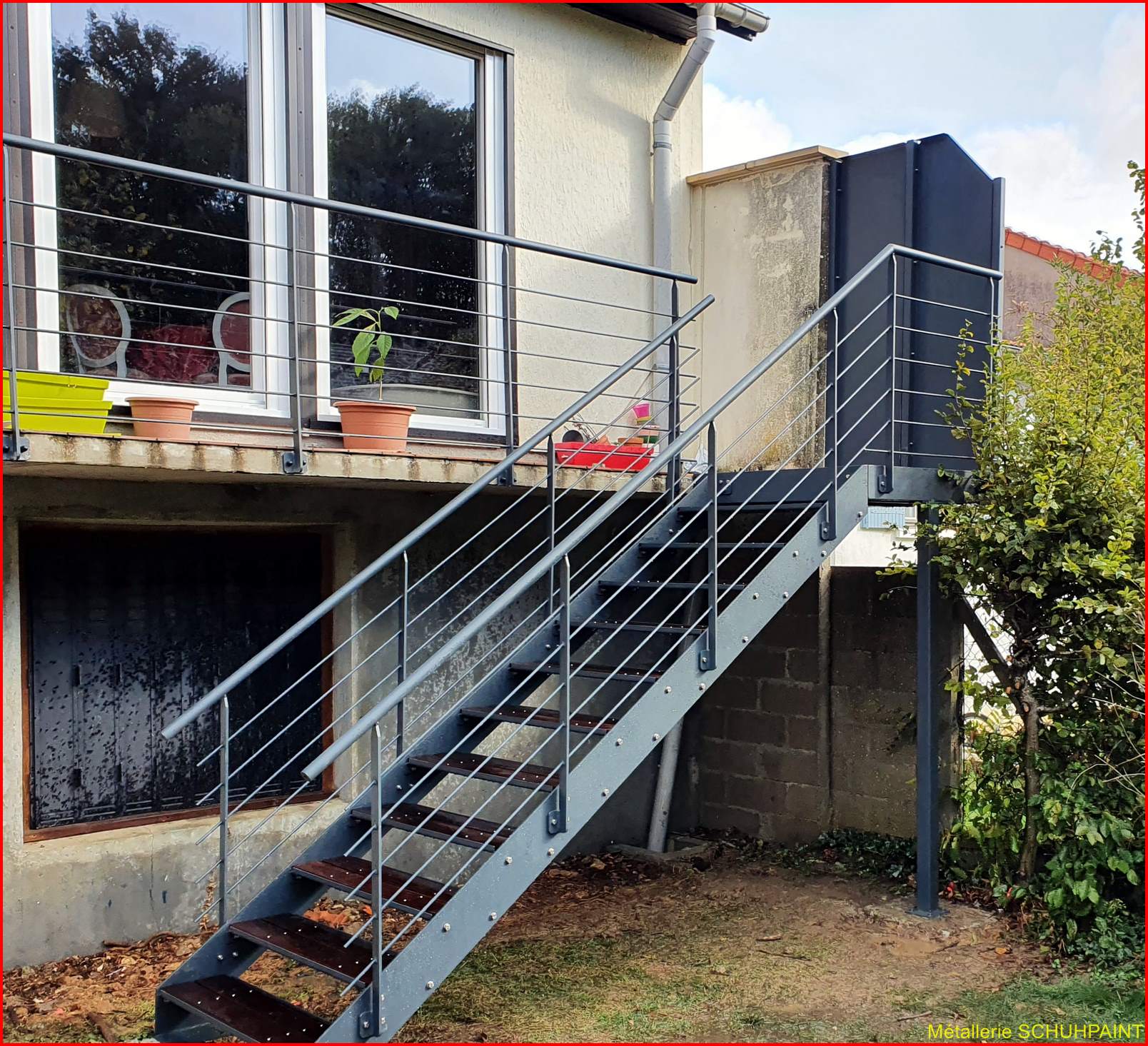 Escalier extérieur galvanisé Barr 139