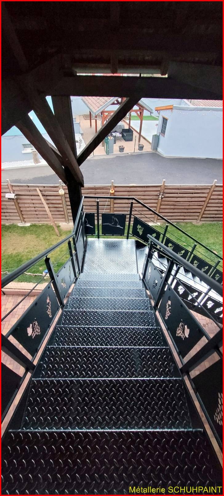 Escalier extérieur galvanisé Wintzenheim 93