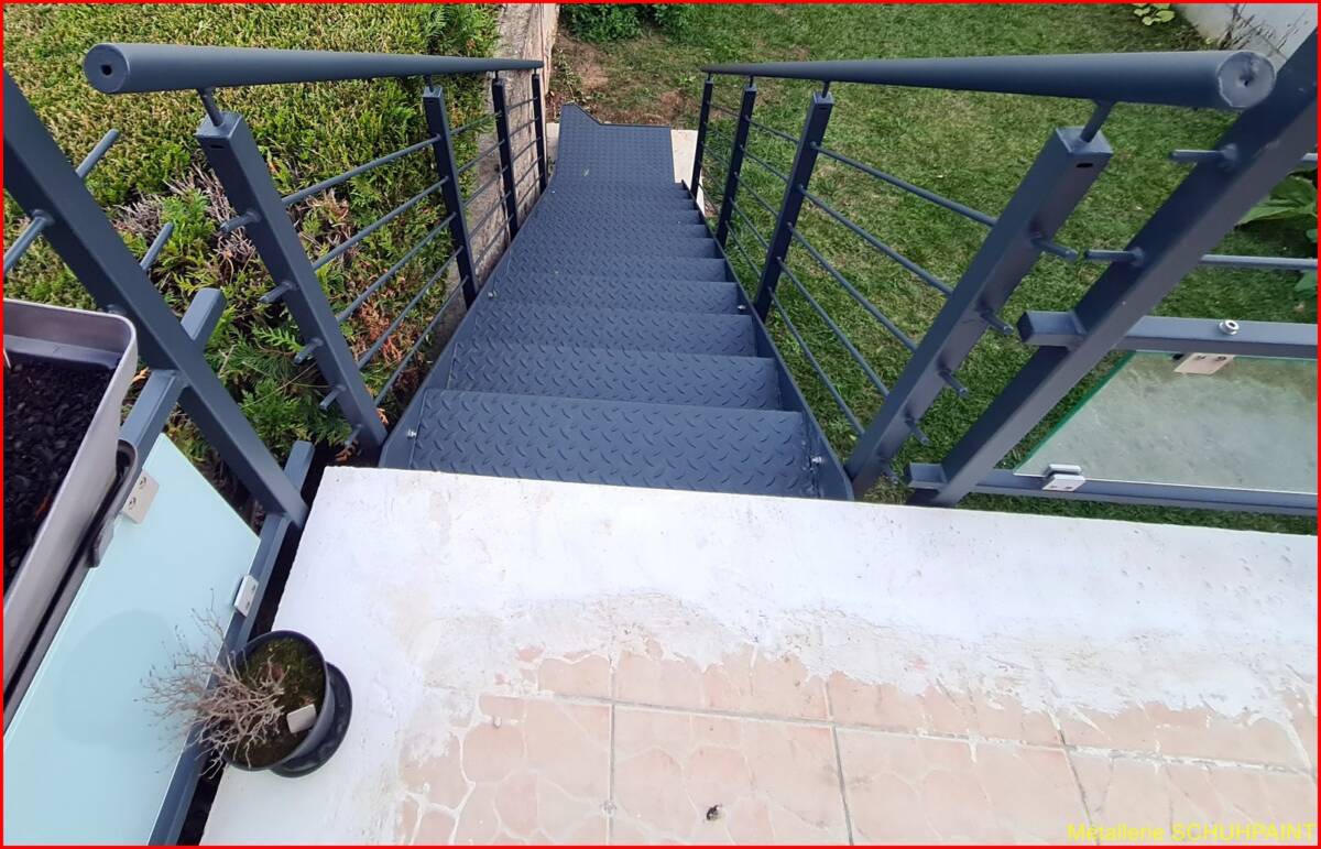 Escalier extérieur galvanisé Ribeauville 77