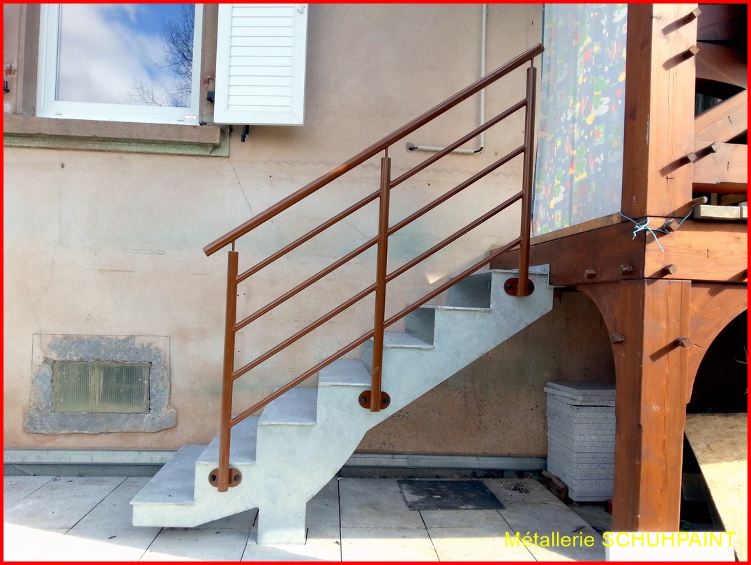 Escalier extérieur galvanisé Obernai 248