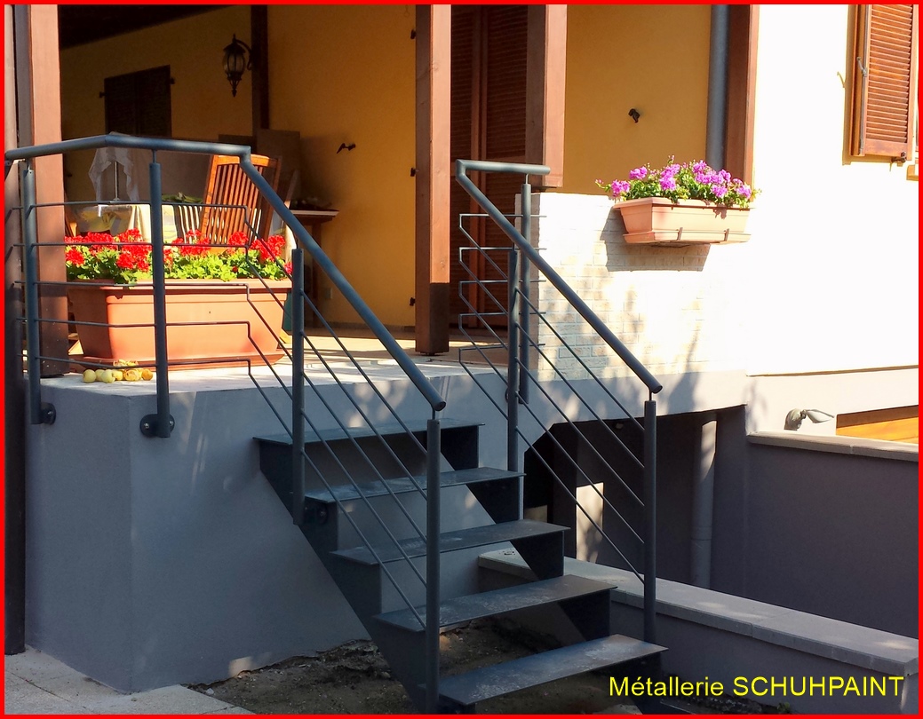 Escalier extérieur galvanisé Munster 239