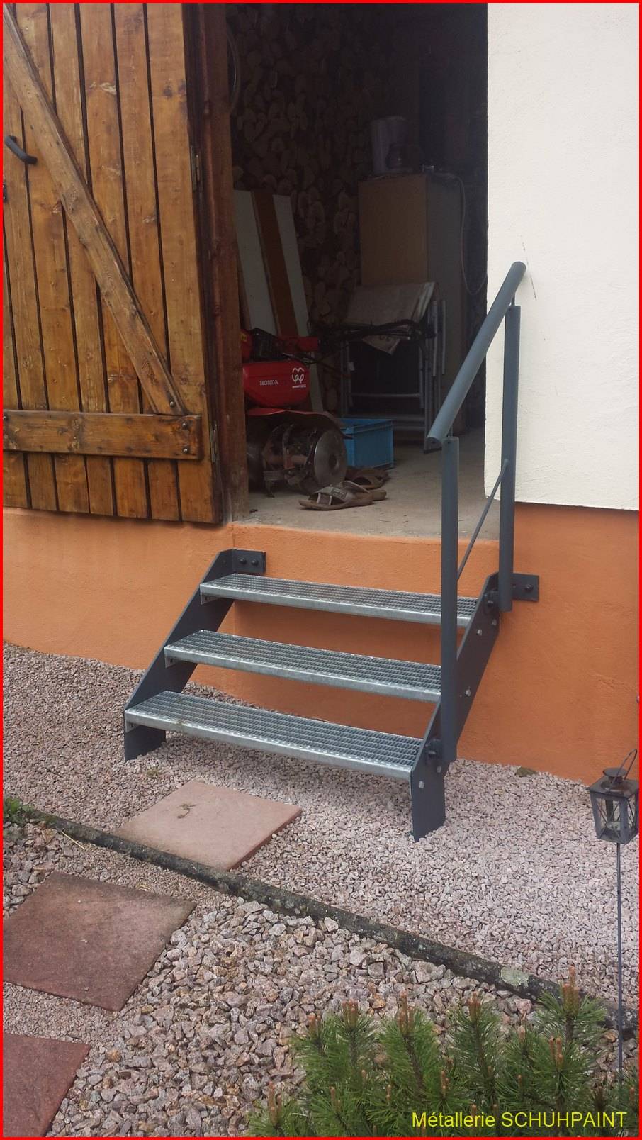 Escalier extérieur galvanisé Barr 235