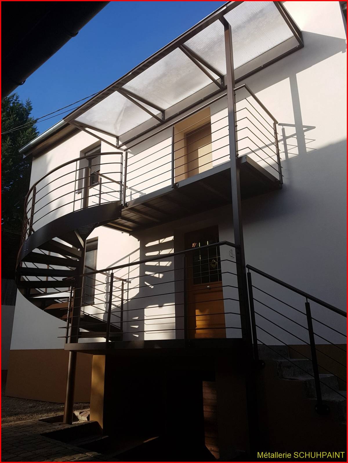 Escalier extérieur galvanisé Ingersheim 218
