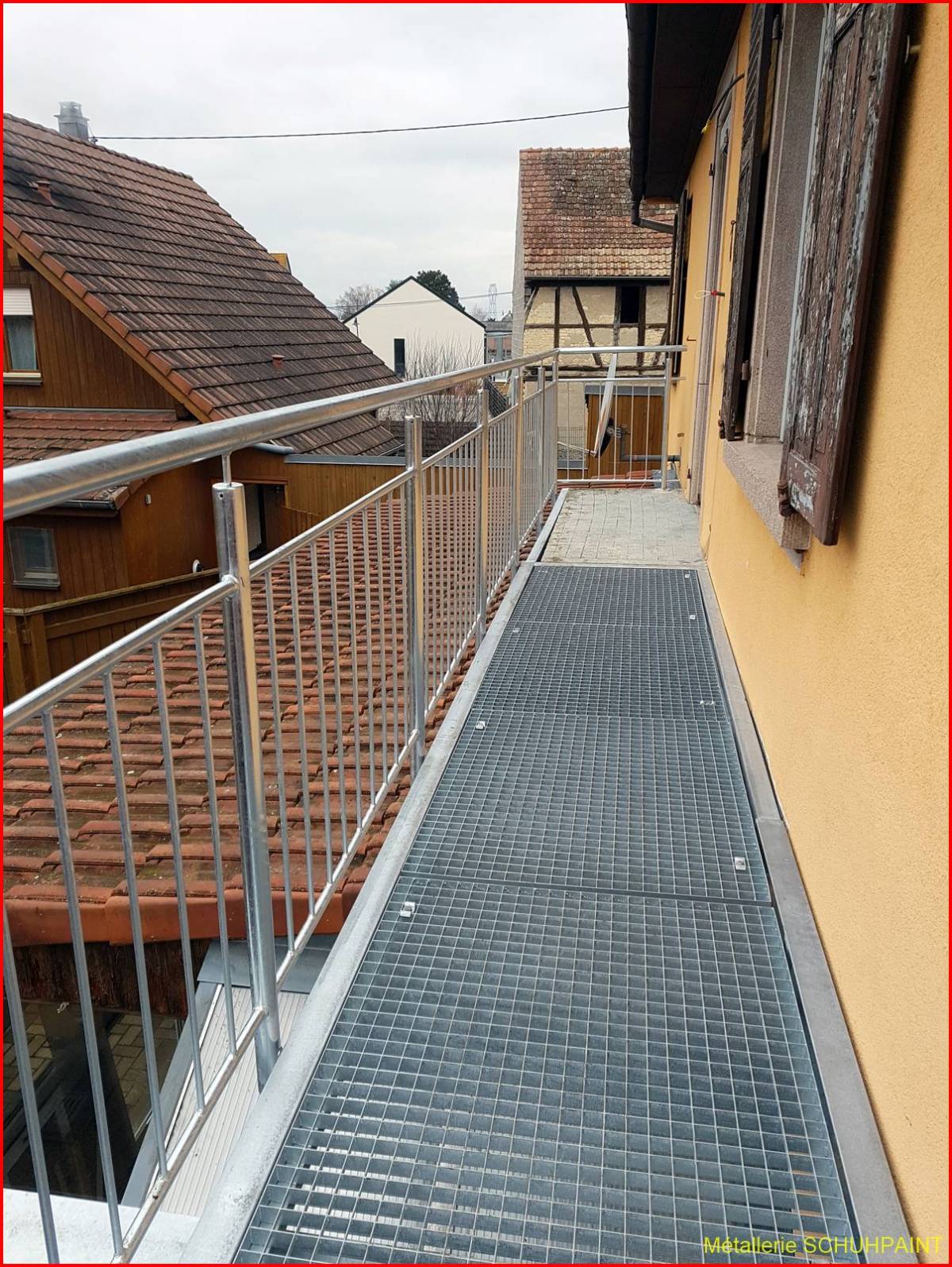 Escalier extérieur galvanisé Munster 215