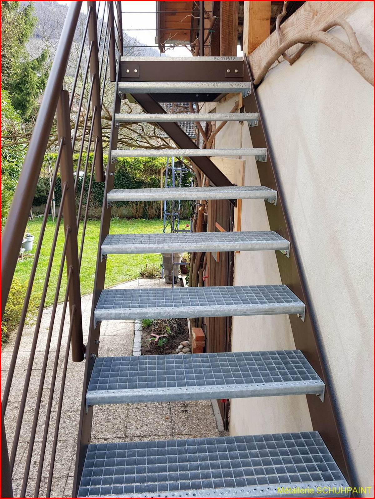Escalier extérieur galvanisé Munster 203