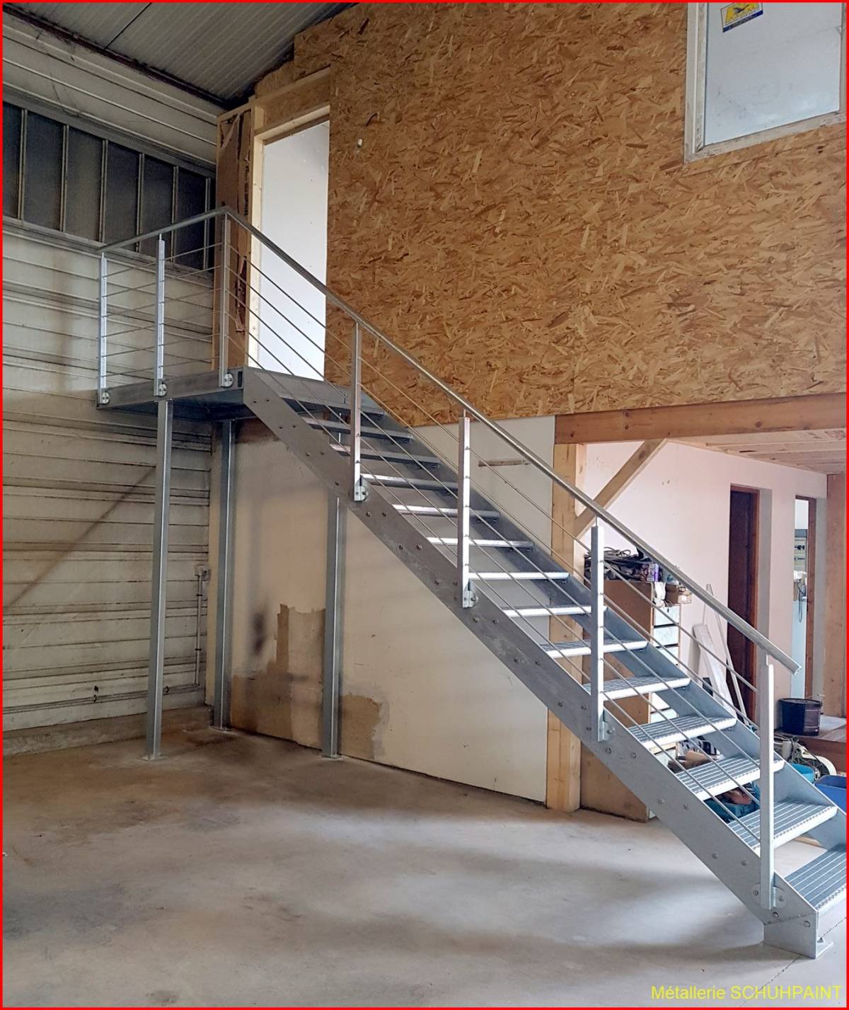 Escalier extérieur galvanisé Barr 211