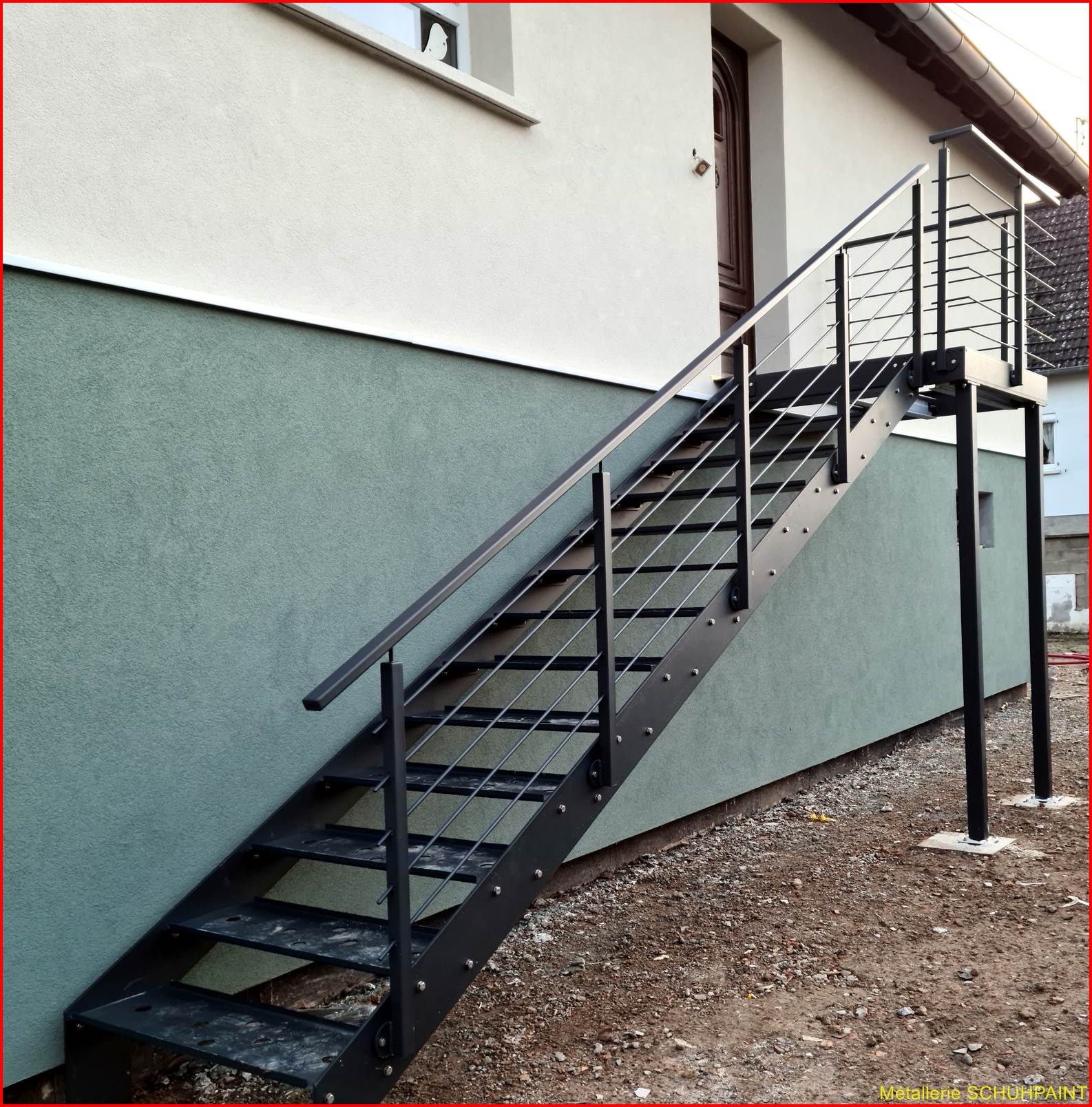 Rampe d&#8217;escalier Sainte-Marie-aux-Mines 38