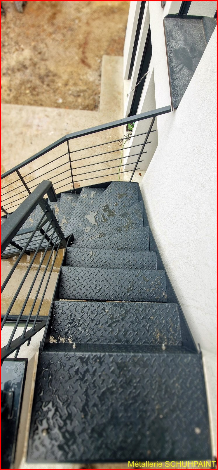 Escalier extérieur galvanisé Ingersheim 50