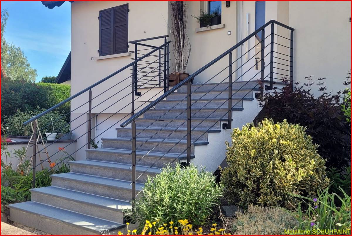 Rampe d&#8217;escalier Sainte-Marie-aux-Mines 26