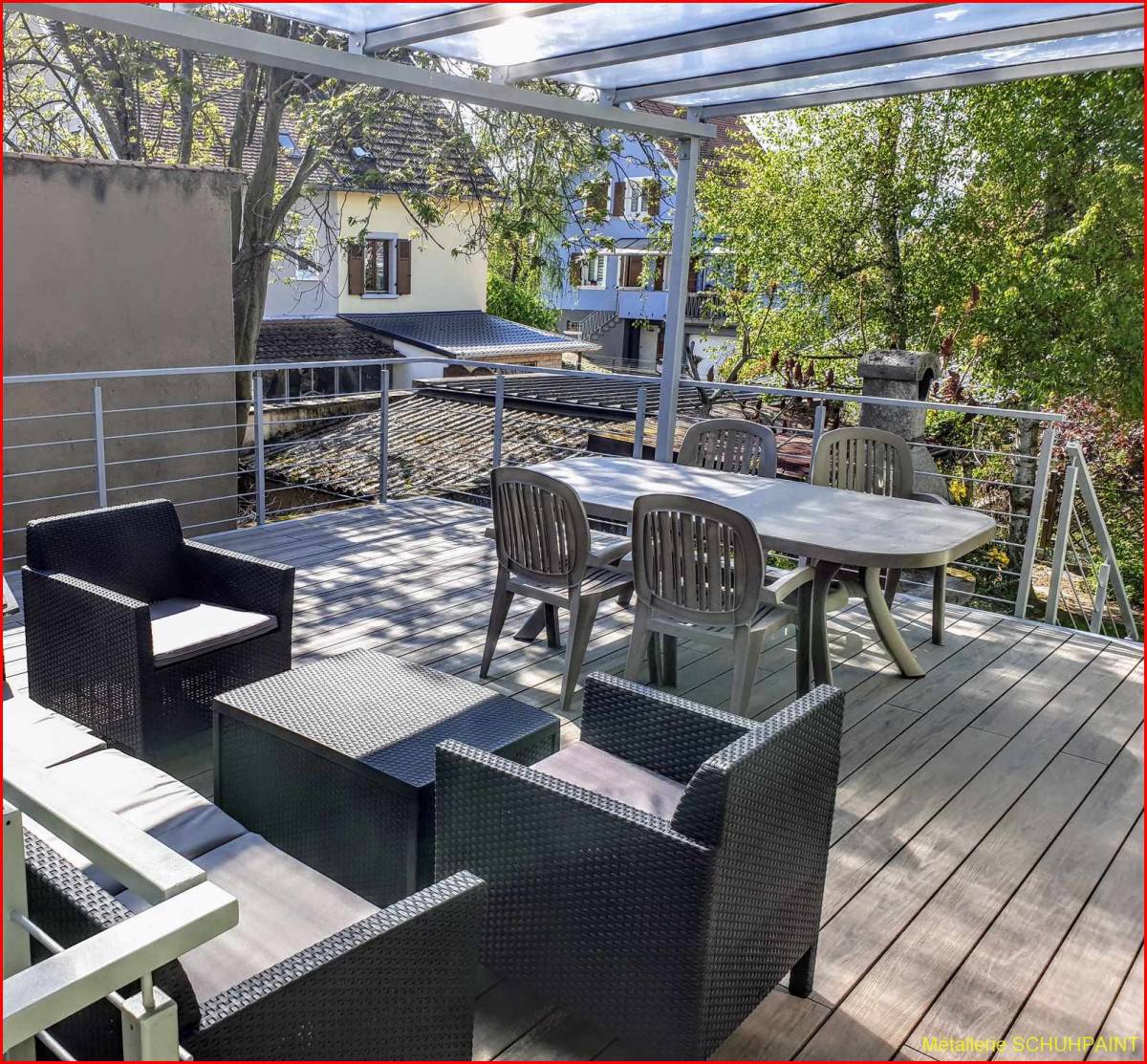 Revêtement terrasse métallique Wintzenheim 70