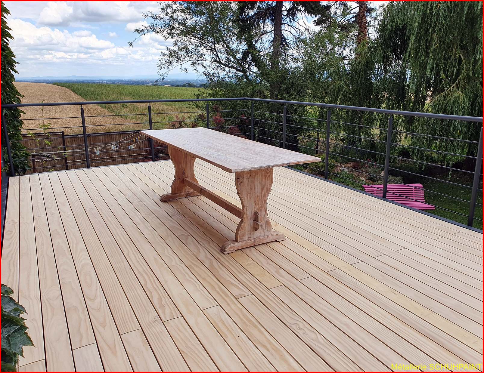 Revêtement terrasse métallique Sélestat 36