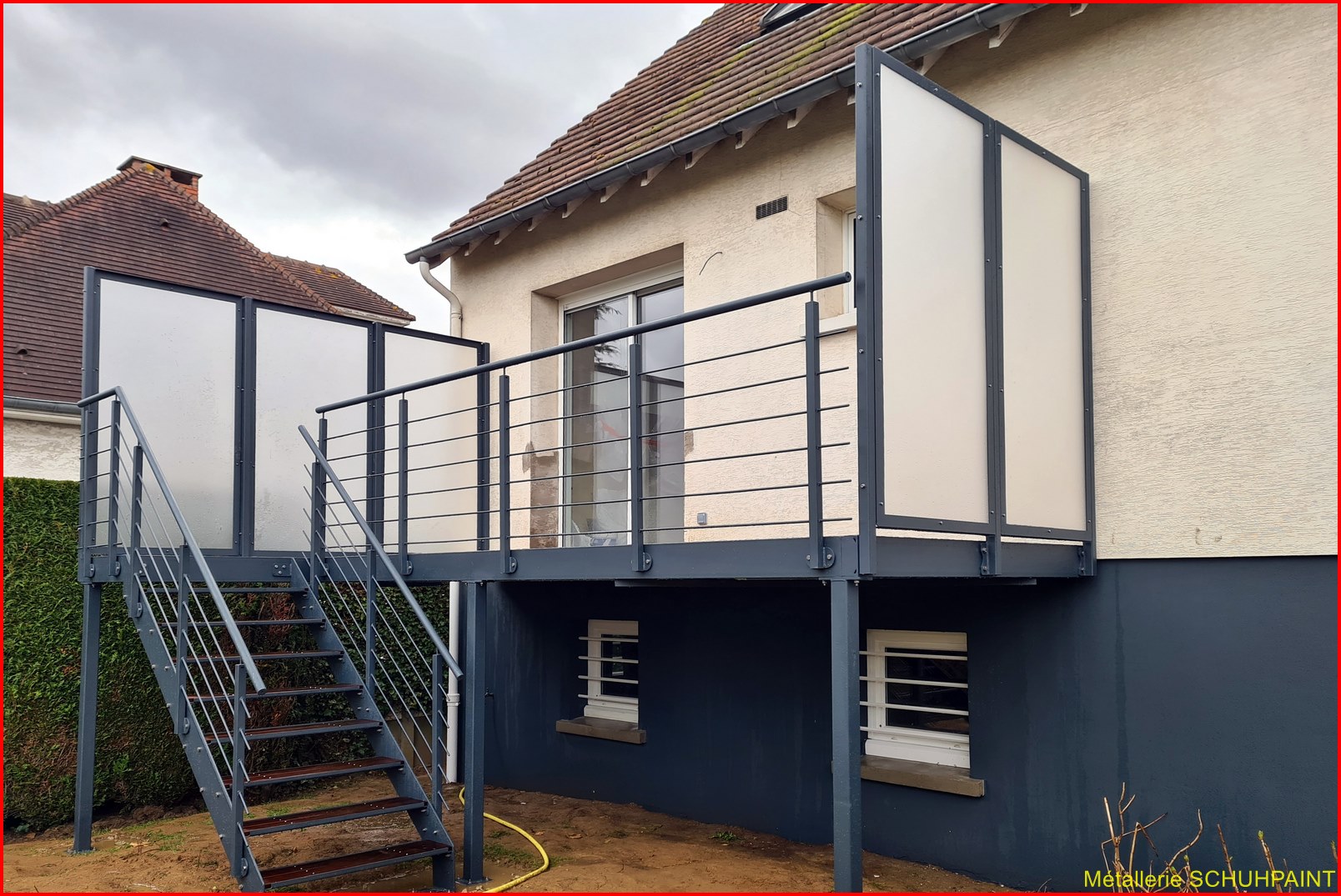 TERRASSES METALLIQUES SUR PILOTIS DANS L&#8217;ESSONNE Barr 3