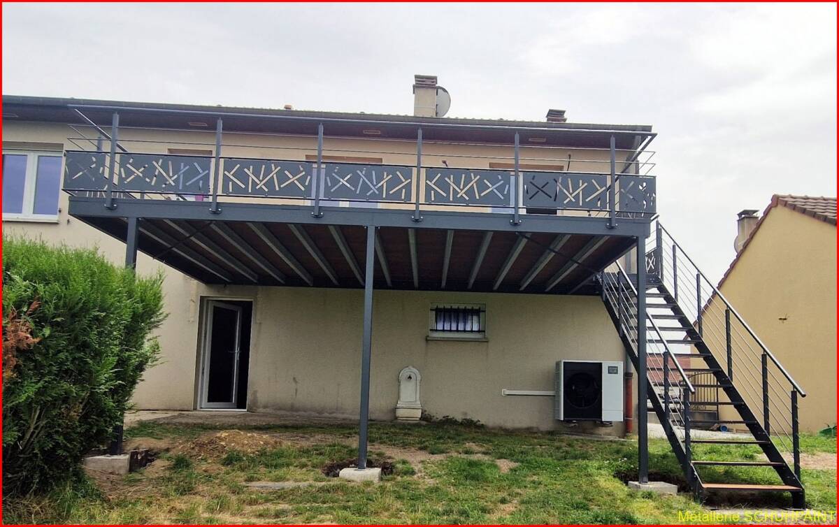 Terrasse sur pilotis 2009/2015 Munster