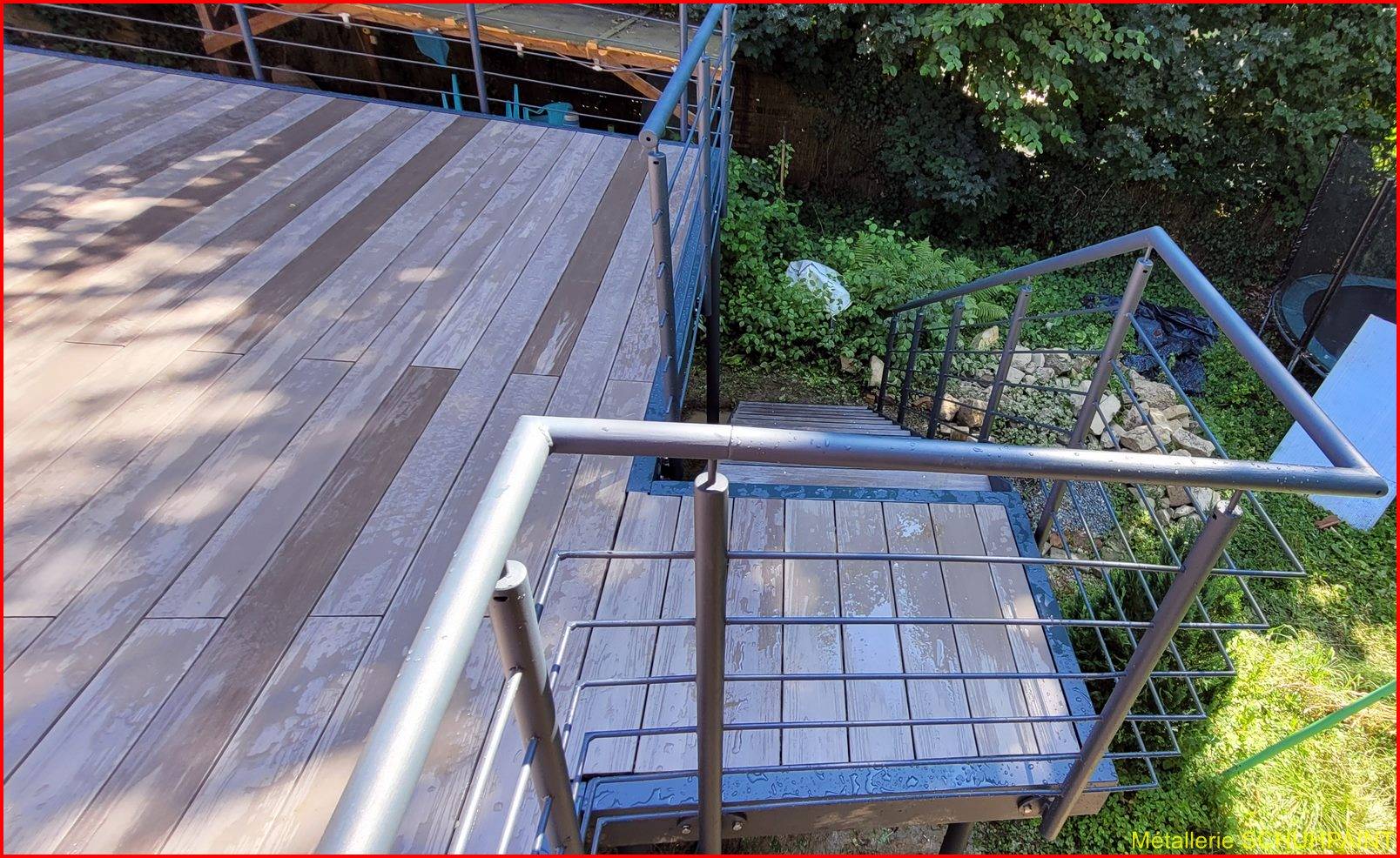 Escalier extérieur galvanisé Ribeauville 113