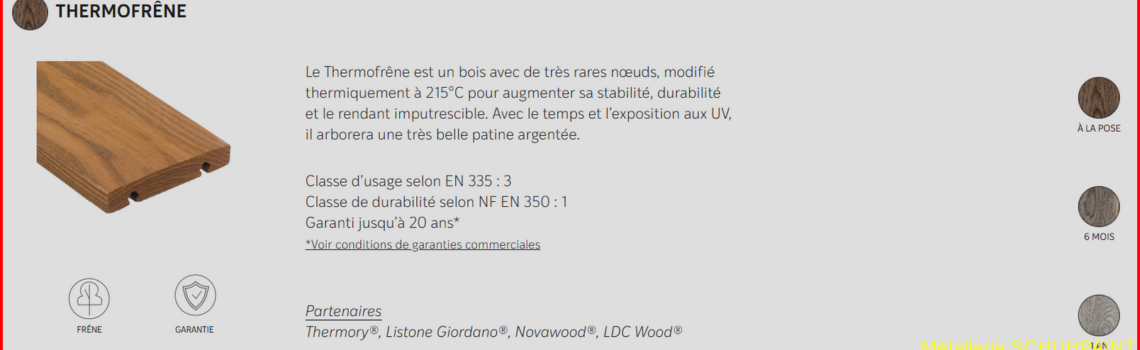 Revêtement terrasse métallique Munster 45