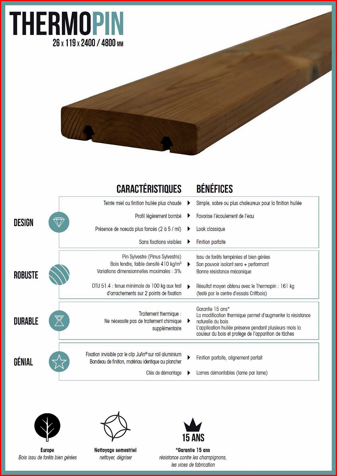 Revêtement terrasse métallique Barr 1
