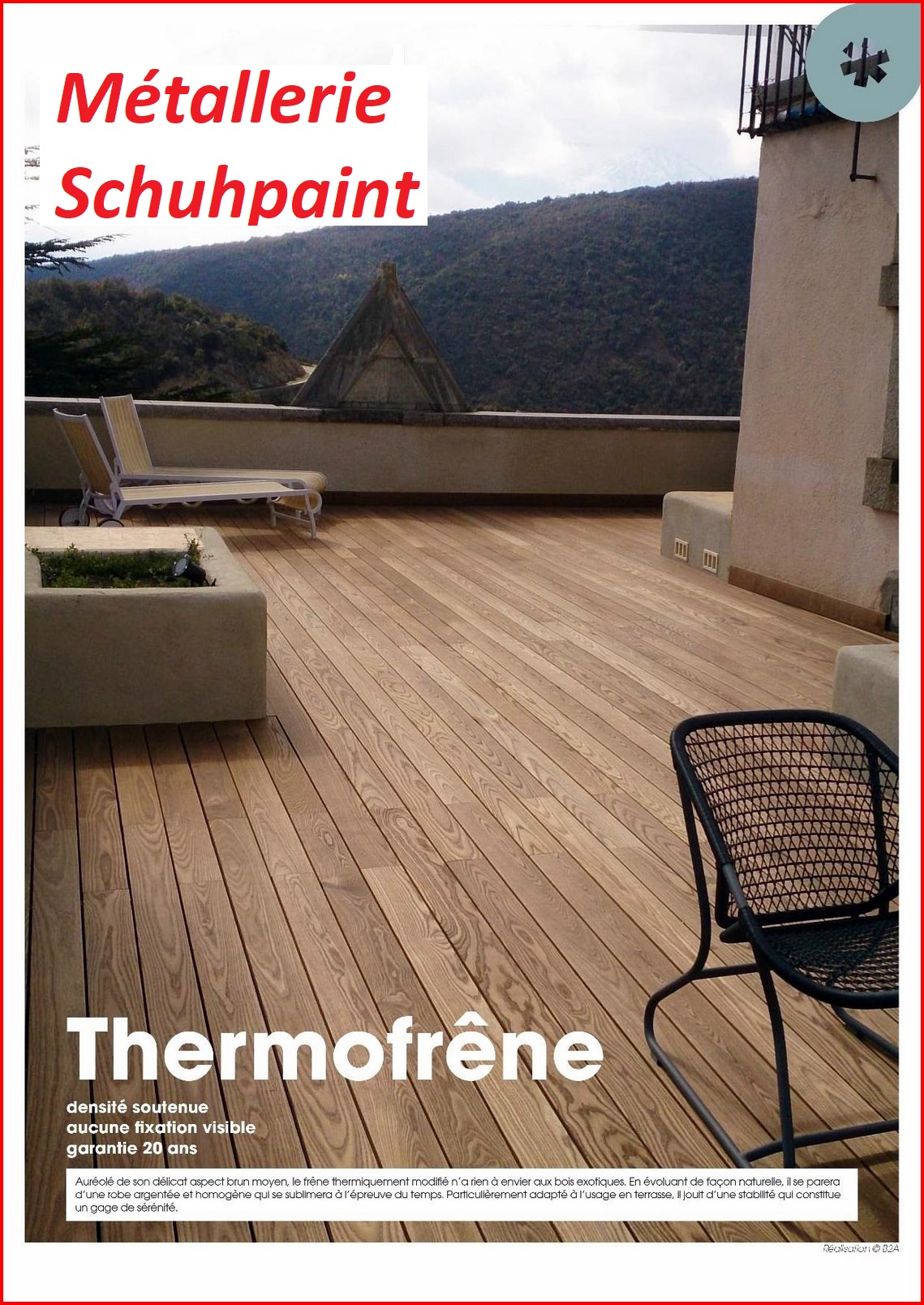 Revêtement terrasse métallique Colmar 15